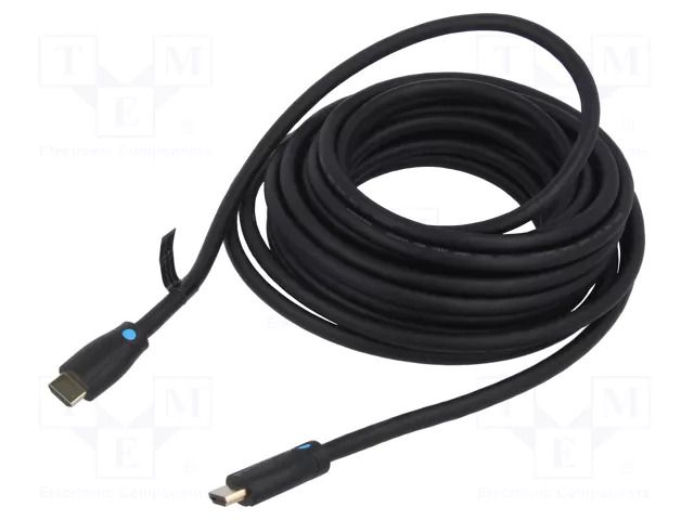 Cable; HDMI plug,both sides; PVC; HDMI 2.0; 4K; Len: 1.5m; black VENTION AAMBG