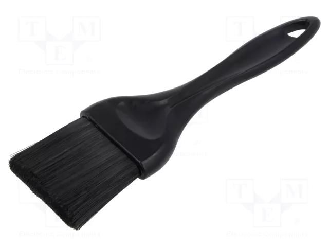 Brush; ESD; L: 195mm; Bristle len: 44mm; 47mm; 0.1÷10GΩ SOLDER PEAK BRUSH-004