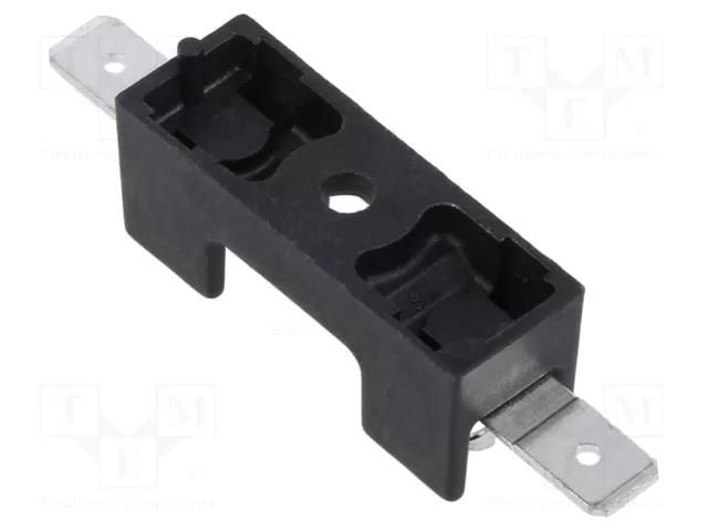 Fuse holder; 6.3x32mm; on panel; 30A; 300VAC; 300VDC EATON/BUSSMANN BK-S-8201-1-R