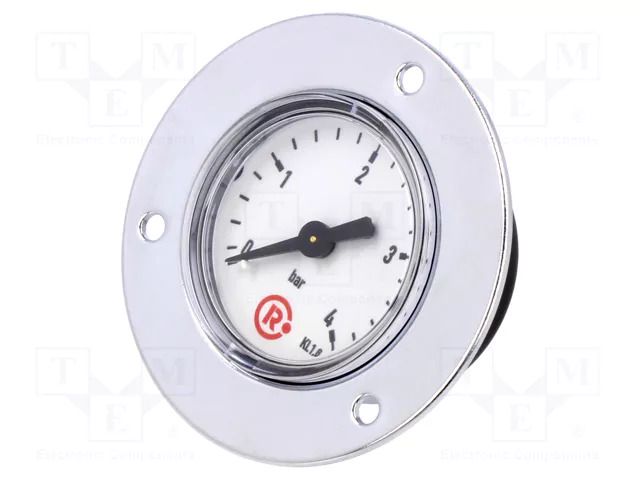 Manometer; 0÷4bar; G 1/8",rear connection; 40mm; Temp: -20÷60°C PNEUMAT 304/40