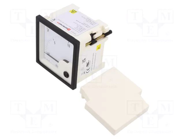Voltmeter; on panel; 0÷10V; Class: 1.5; 72x72mm CROMPTON / TE CONNECTIVITY E243-01V-G-01