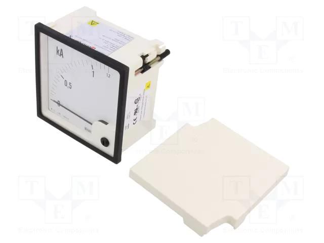 Ammeter; on panel; I AC: 0÷1.2kA; True RMS; Class: 1.5; 50÷60Hz CROMPTON - TE CONNECTIVITY E244-02A-G-16