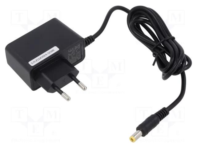 Power supply: switching; mains,plug-in; 5VDC; 2A; 10W; Out: 5,5/2,5 QOLTEC ZSI-52399