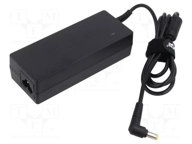 Power supply: switching; 20VDC; 3.25A; Out: 5,5/2,5; 65W; desktop AKYGA AK-ND-17