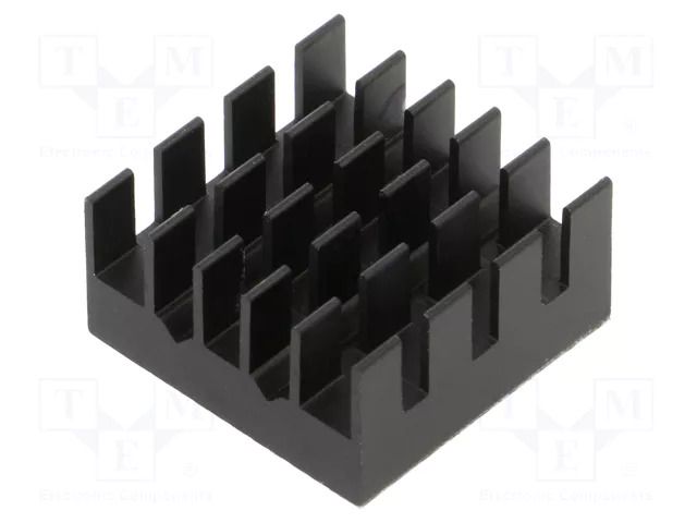 Heatsink: extruded; grilled; BGA; black; L: 19mm; W: 19mm; H: 9.5mm Advanced Thermal Solutions ATS-55190D-C1-R0