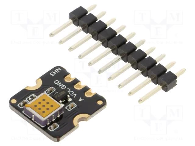 Sensor: gas level; ammonia (NH3); 3.3÷5VDC; 13x13x2.5mm; -10÷50°C DFROBOT DF-SEN0567