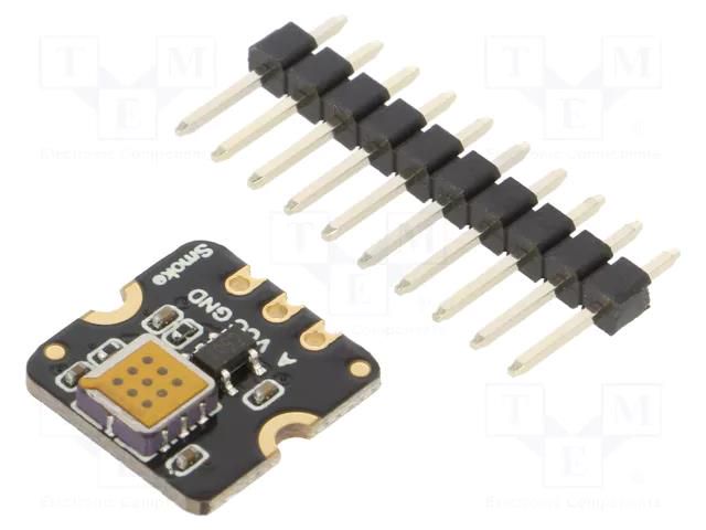 Sensor: gas level; smoke; 3.3÷5VDC; 13x13x2.5mm; Range: 10÷1000ppm DFROBOT DF-SEN0570