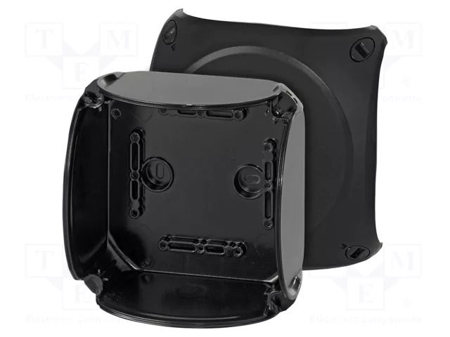Enclosure: junction box; X: 130mm; Y: 130mm; Z: 77mm; IP66,IP67 HENSEL HENSEL-KF-0600-C
