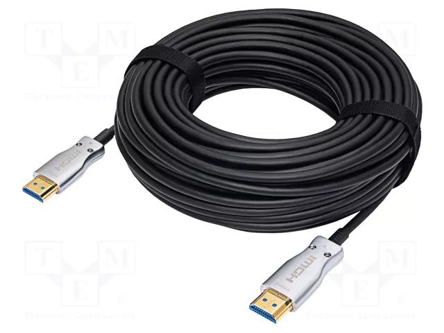 Cable; HDMI plug,both sides; HDMI 2.1,optical; 8K,UHD 4320p; 20m AKYGA AK-HD-200L