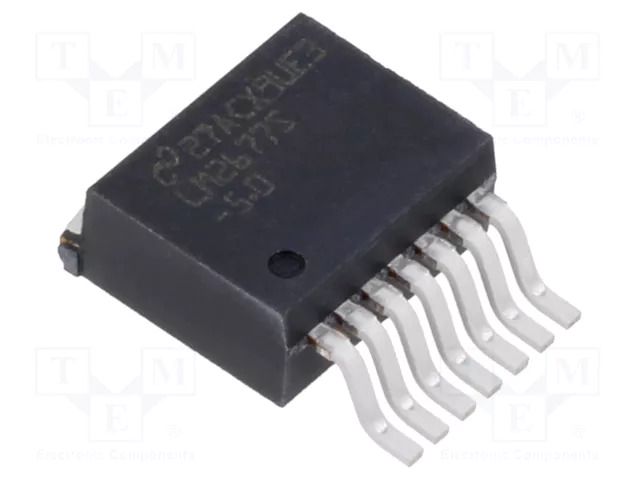 PMIC; DC/DC converter; Uin: 8÷40VDC; Uout: 5VDC; 5A; TO263-7; SMD TEXAS INSTRUMENTS LM2677S-5.0/NOPB