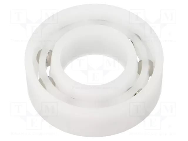 Bearing: ball; Øint: 17mm; Øout: 35mm; W: 10mm; Cage: polyamide IGUS BB-6003-B180-30-ES