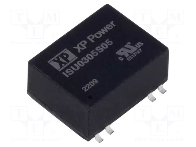 Converter: DC/DC; 3W; Uin: 4.5÷12VDC; Uout: 5VDC; Iout: 600mA; SMT XP POWER ISU0305S05