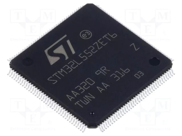 IC: STM32 ARM microcontroller; 110MHz; LQFP144; 1.71÷3.6VDC STMicroelectronics STM32L552ZET6