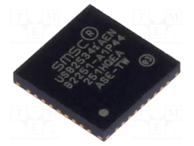 IC: HUB controller; I2C,SMBus,USB 2.0; Hi-Speed; in-tray; SQFN36 MICROCHIP TECHNOLOGY USB2534I-1080AEN