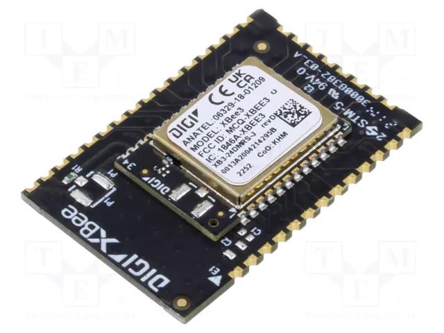 Module: RF; RF PAD; XBee; 2.4GHz; I2C,SPI,UART; -103dBm; 8dBm; SMD DIGI INTERNATIONAL XB3-24DMRS-J
