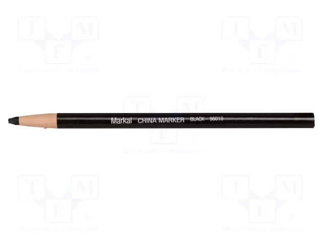 Marker: pencil; black; CHINA MARKER; Tip: cone MARKAL MAR-96013-BK