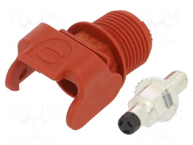 Connector: DC supply; socket; male; 1.5kV; PIN: 1; screw; 120A HARTING 09930011102