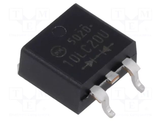 Diode: rectifying; SMD; 200V; 10A; 35ns; STO220 (SC83 similar) SHINDENGEN DF10LC20U-7102