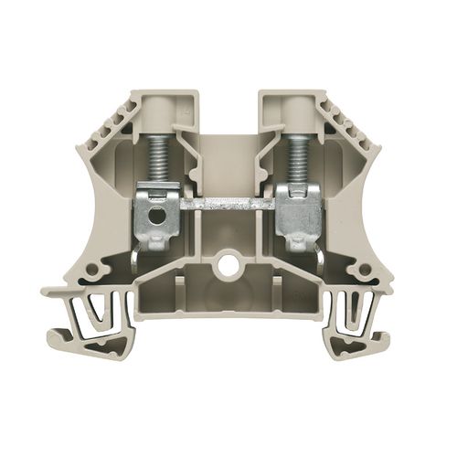 Feed-through terminal block, Screw connection, 10 mm², 1000 V, 57 A, Number of connections: 2 Weidmuller 1020300000