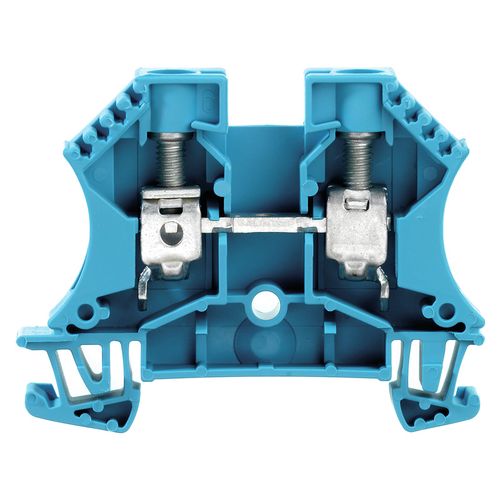 Feed-through terminal block, Screw connection, 10 mm², 1000 V, 57 A, Number of connections: 2 Weidmuller 1020380000 04008190166359