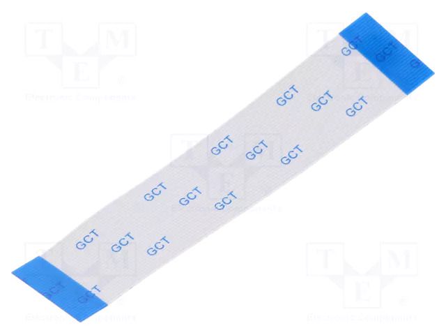 FFC tape; Cores: 30; Tape ph: 0.5mm; L: 76mm; 500mA; 60V; FFC5-TIN GCT 05-30-A-0076-A