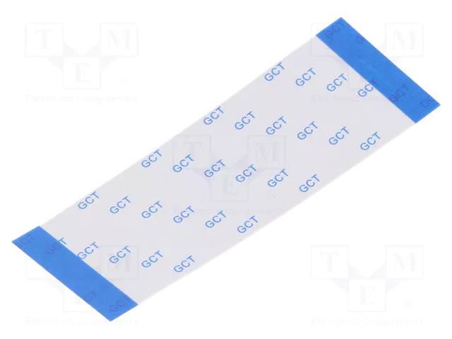 FFC tape; Cores: 50; Tape ph: 0.5mm; L: 76mm; 500mA; 60V; FFC5-TIN GCT 05-50-A-0076-A