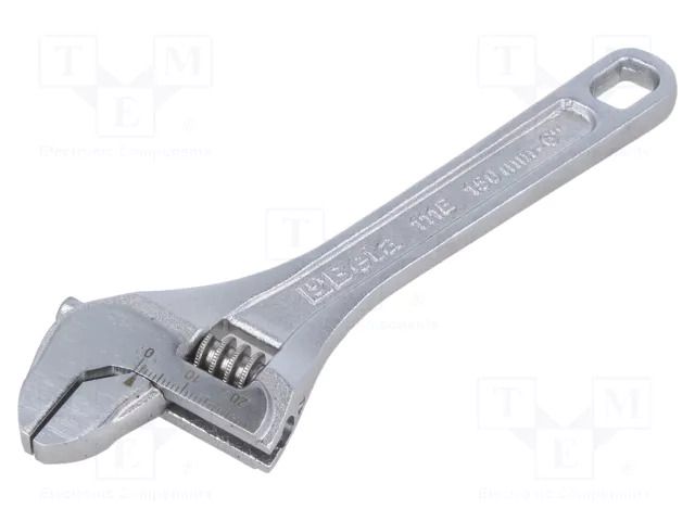 Wrench; adjustable; Jaw capacity: 24mm; Overall len: 150mm BETA BE111E/150