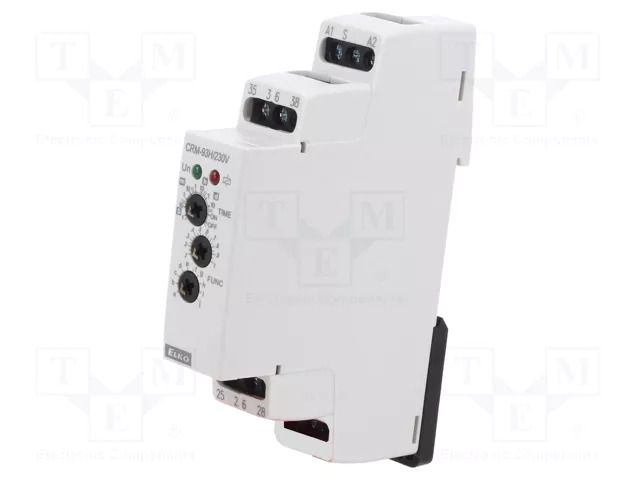 Timer; 0,1s÷10days; SPDT x3; 250VAC/8A; Usup: 230VAC; CRM-93H; IP20 ELKO EP CRM-93H/230V