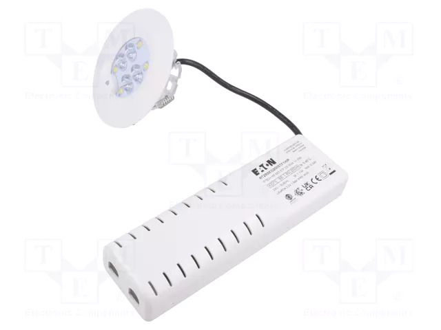Lamp: LED emergency luminaire; RoundTech; IP65; white; 1.1W; 200lm EATON ELECTRIC RT2RSEO200STF1HIP