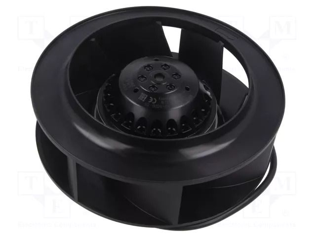 Fan: AC; radial; Ø190x68.5mm; 570m3/h; ball; 2500rpm; IP44 EBM-PAPST R2E190-AO26-05