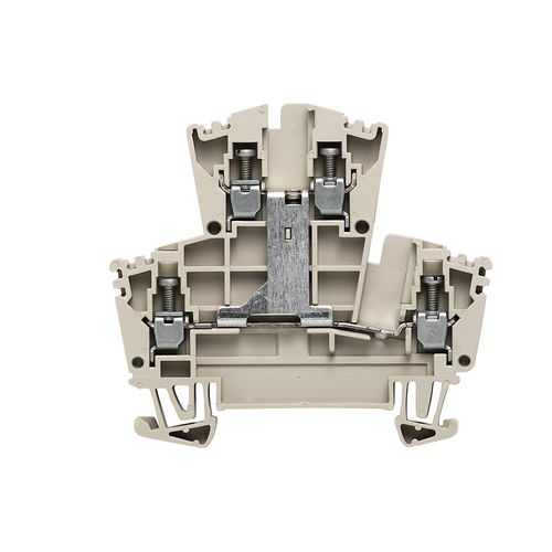 Multi-tier modular terminal, Screw connection, 2.5 mm², 400 V, 24 A, Number of levels: 2, dark beige Weidmuller 1022300000 04008190082031