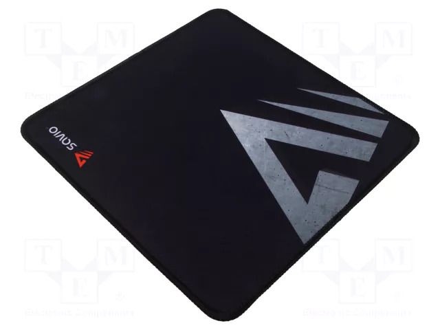 Pad; black,grey; mouse; 250x250x2mm; PRECISION CONTROL SAVIO SAVGPCS