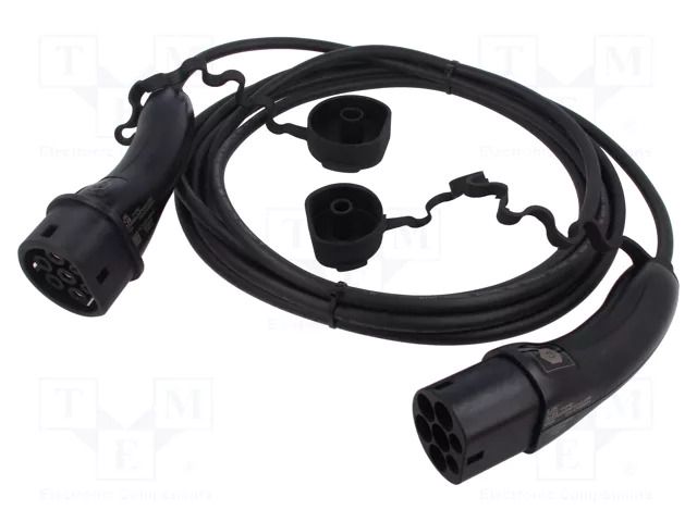 Cable: eMobility; 1x0.5mm2,3x6mm2; 250V; 7.4kW; IP54; single-phase AMPHENOL HVCOIMBSCR6PF506L7
