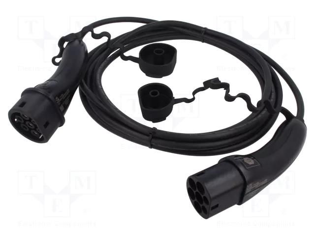 Cable: eMobility; 1x0.5mm2,3x6mm2; 250V; 3.6kW; IP54; single-phase AMPHENOL HVCOIMBSCR6PS502L5