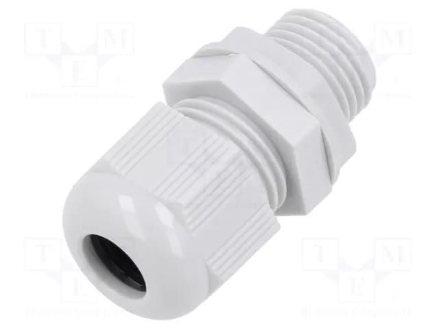 Cable gland; M25; 1.5; IP68; polyamide; light grey; Entrelec TE Connectivity 1SNG626079R0000