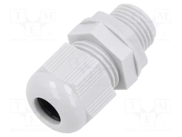 Cable gland; M25; 1.5; IP68; polyamide; light grey; Entrelec TE Connectivity 1SNG626067R0000