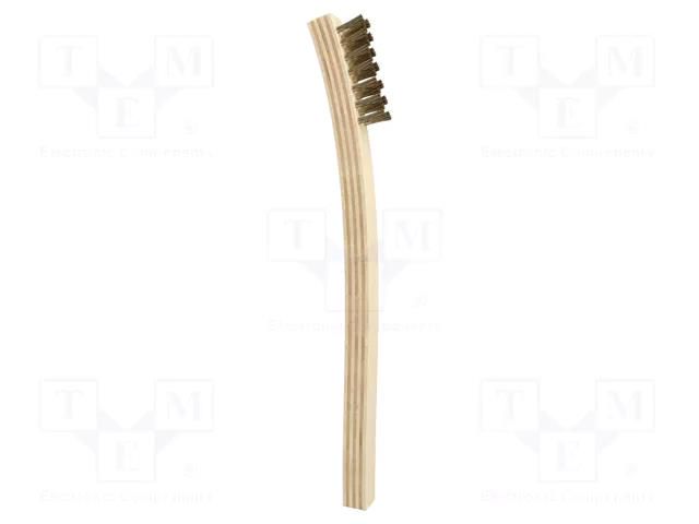 Tool: brush; brass wire; L: 200mm; for precision work MG CHEMICALS MGCH-851