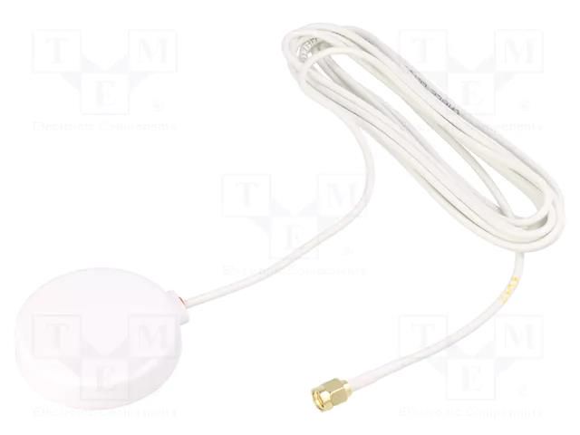 Antenna; Bluetooth,ISM,WiFi,ZigBee; 1.7dBi,2.3dBi; 3m; LL100 2J Antennas 6302MPW300LLWRPSMA
