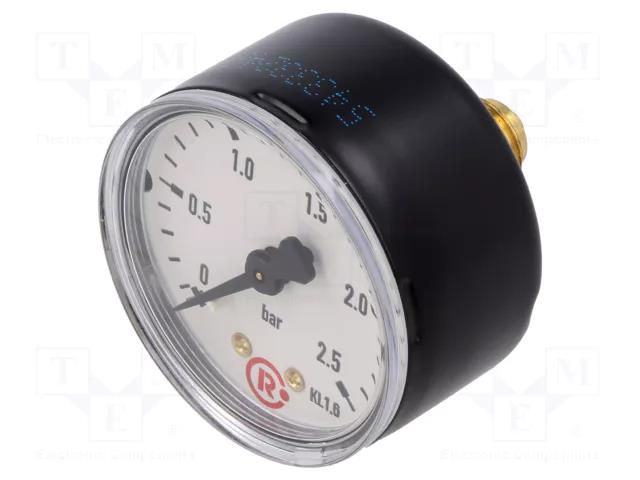 Manometer; 0÷2.5bar; 50mm; non-aggressive liquids,inert gases PNEUMAT 203