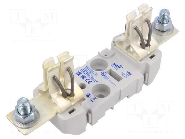 Fuse holder; NH2; for DIN rail mounting; 400A; Poles: 1; 1kVDC DF ELECTRIC 354175