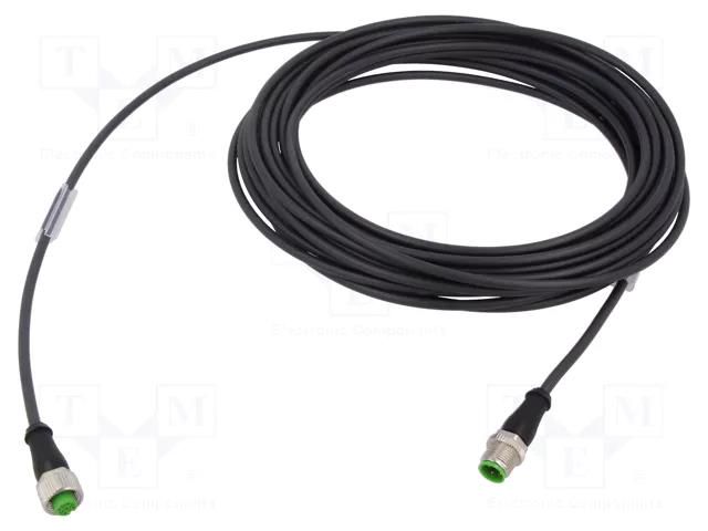Cable: for sensors/automation; M12; PIN: 4; 2m; plug; 250VDC; 250VAC MURRELEKTRONIK 7000-40021-6340200
