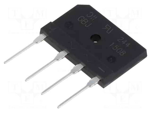 Bridge rectifier: single-phase; Urmax: 800V; If: 15A; Ifsm: 240A DIODES INCORPORATED GBJ1508-F