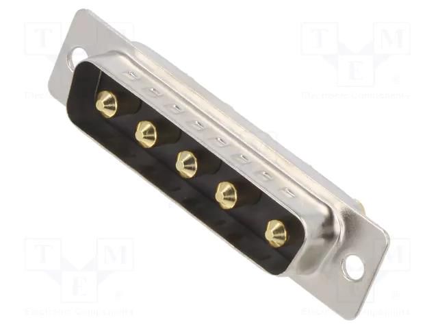 Connector: Special D-Sub; PIN: 5; plug; male; on PCBs; THT; MHCD MH CONNECTORS MHCDD5W5P4