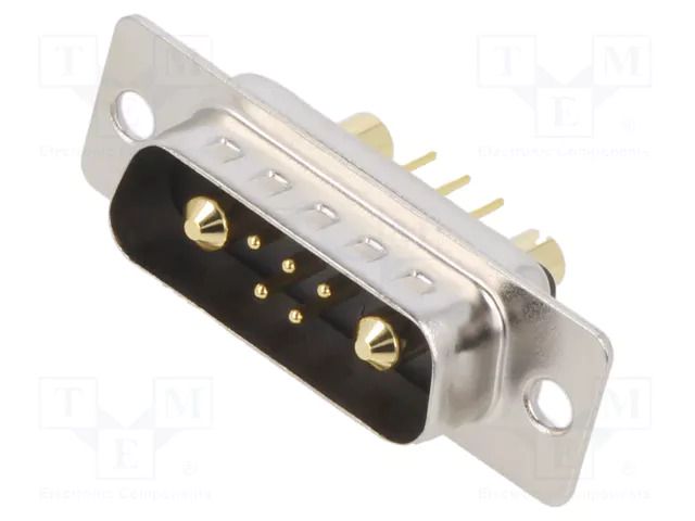 Connector: Special D-Sub; PIN: 7(2+5); plug; male; on PCBs; THT MH CONNECTORS MHCDD7W2P4
