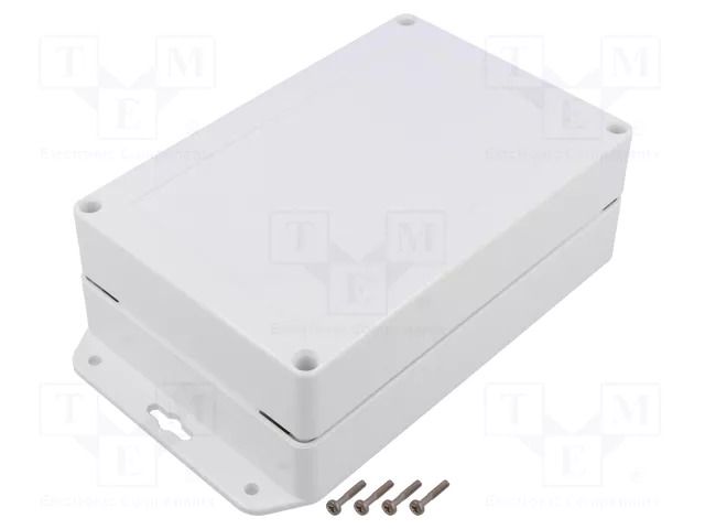 Enclosure: multipurpose; X: 120mm; Y: 80mm; Z: 45mm; ZP; ASA; white KRADEX ZP1208045SUB-ASA