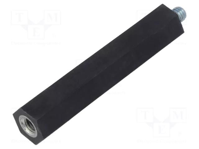 Insulating sleeve; Int.thread: M6; L: 70mm; UL94V-0; polyester BM GROUP BMQSCP070M6