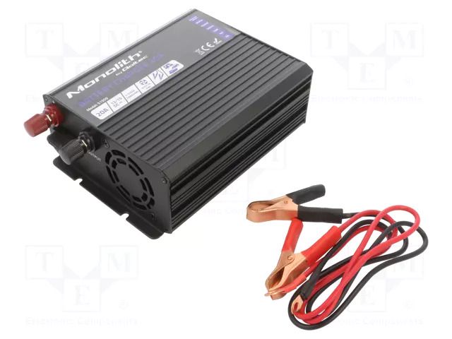 Charger: for rechargeable batteries; 20A; 12÷15VDC; 88% QOLTEC QOLTEC-51959