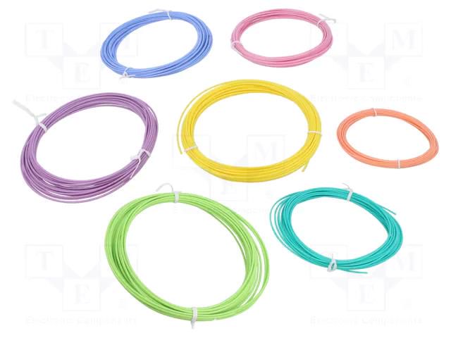 Filament: multipack; Ø: 1.75mm; Kit: PLA Pastel; 7pcs; L: 10mm ROSA 3D ROSA-3925