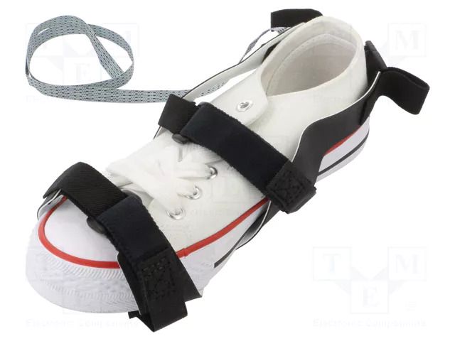 ESD shoe grounder; ESD; L; Features: under heel,resistor 1MΩ DESCO EUROPE SCS-FSG1M-L