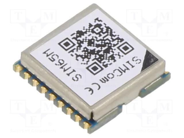 Module: GPS/BEIDOU/GALILEO/QZSS; ±2m; GPS; -166dBm; 2.8÷4.3VDC SIMCOM SIM65M-S2-10C91